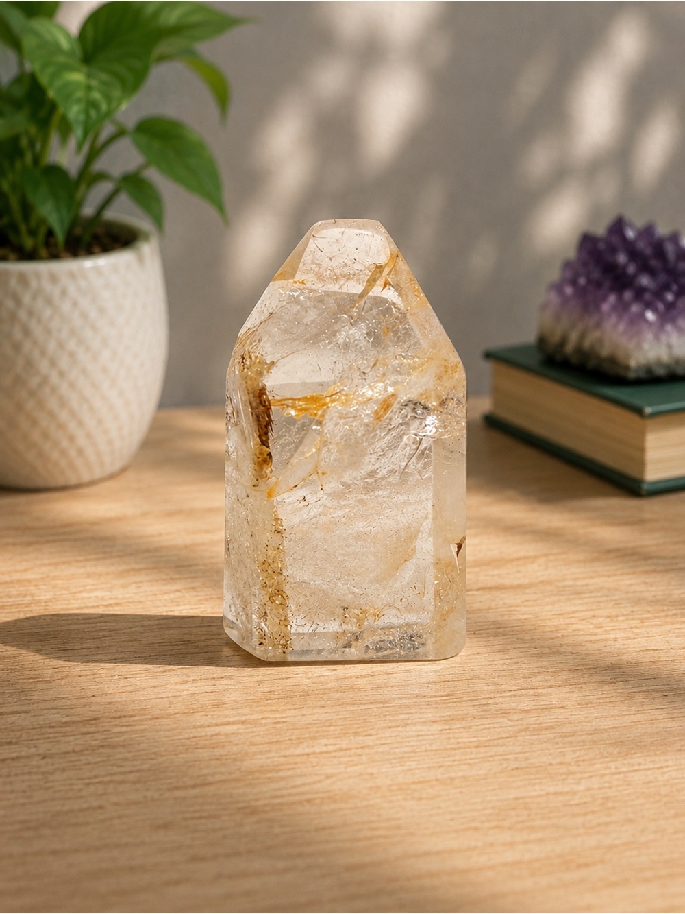 Elestial (Skeletal) Quartz Tower